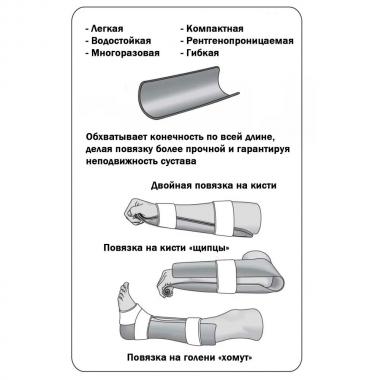 Шина гибкая иммобилизационная