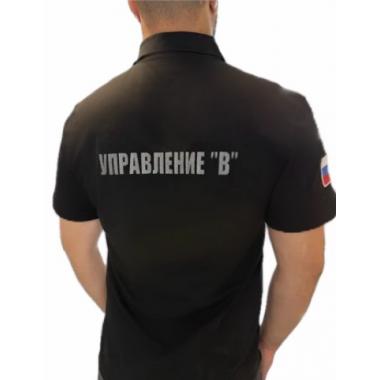 Поло "Вымпел", черный
