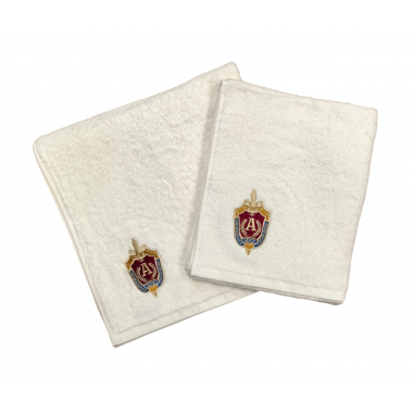 Полотенце-набор "Альфа", белый