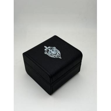 Часы "ФСБ РФ" кварцевые на каучуковом ремне (черный/белый)