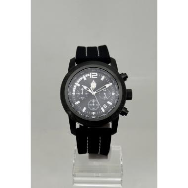 Часы "ФСБ РФ" кварцевые на каучуковом ремне (черный/белый)