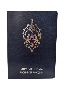 Ежедневник "Альфа" синий серебро