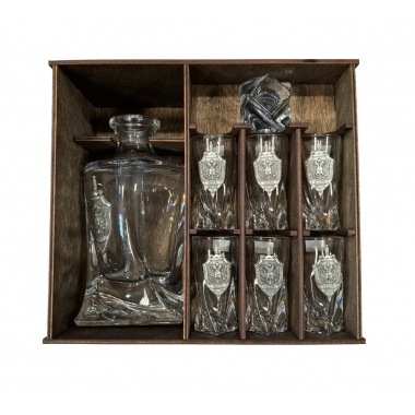 Подарочный набор стопок под водку "ФСБ РФ", эксклюзив