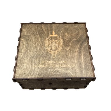 Подарочный набор стопок под водку "ФСБ РФ", эксклюзив