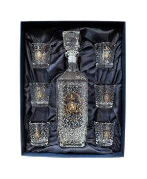 Набор "Альфа": графин+6 стопок