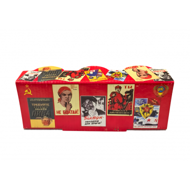 Набор из 3 стопок под водку "Альфа"