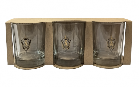 Набор из 3 стаканов под виски "Альфа"