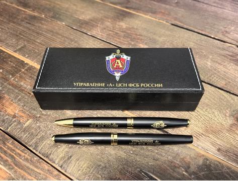 Набор из 2-х ручек "Альфа" в футляре